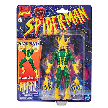 Spider-Man Retro Marvel Legends Electro (Restock)