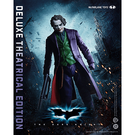 [Preventa Abierta] DC Multiverse Theatrical Deluxe Batman: The Dark Knight Movie The Joker 7-Inch Scale Action Figure
