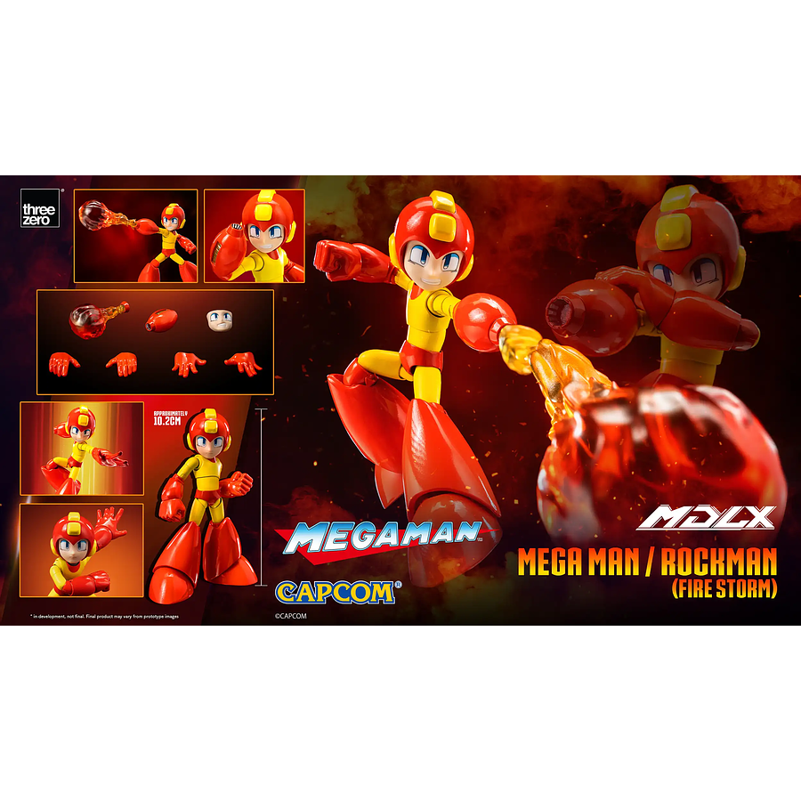 [Preventa Abierta] Rockman / Mega Man MDLX Mega Man / Rockman (Fire Storm) 12