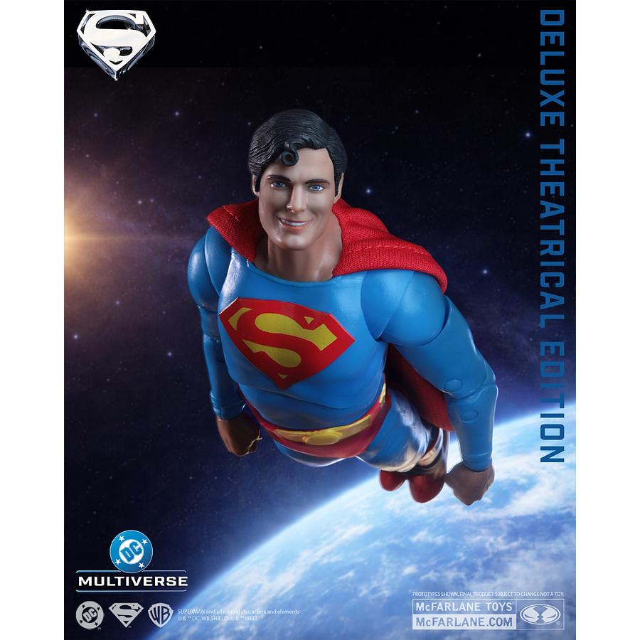 [Preventa Abierta] DC Multiverse Theatrical Deluxe Superman: The Movie (1978) Superman 7-Inch Scale Action Figure 