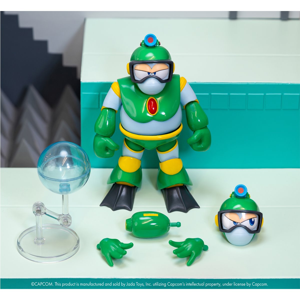 Mega Man Bubble Man Deluxe 1:12 Scale Action Figure