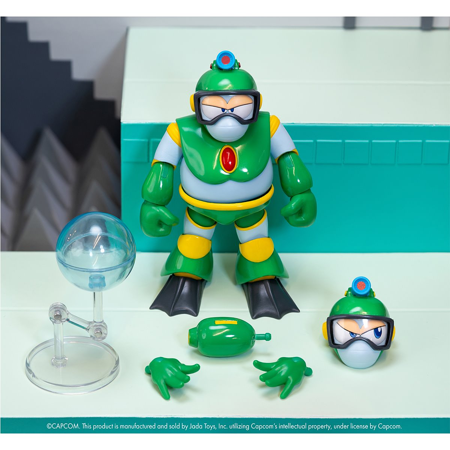 Mega Man Bubble Man Deluxe 1:12 Scale Action Figure 1