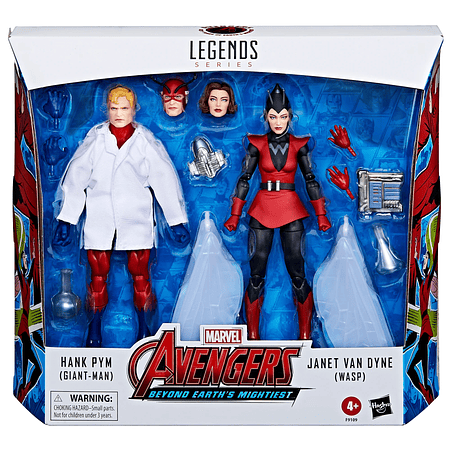 Marvel Legends Series Hank Pym (Giant-Man) & Janet Van Dyne (Wasp) (Restock)