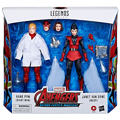 Marvel Legends Series Hank Pym (Giant-Man) & Janet Van Dyne (Wasp) (Restock) 1