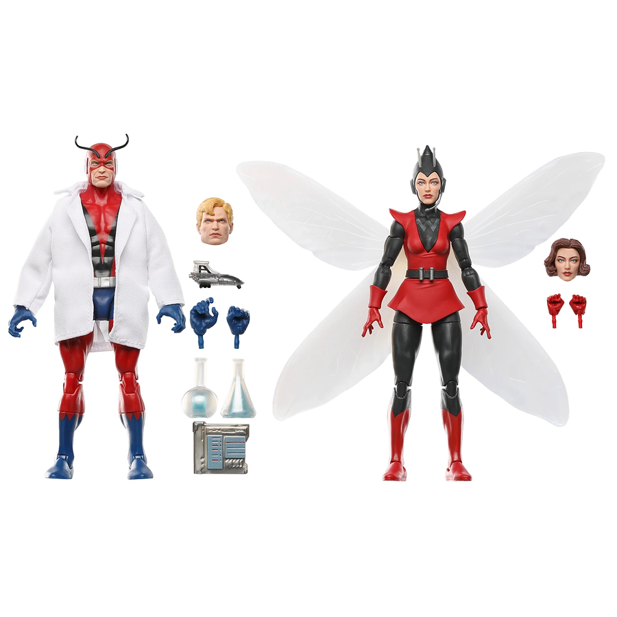 Marvel Legends Series Hank Pym (Giant-Man) & Janet Van Dyne (Wasp) (Restock) 9