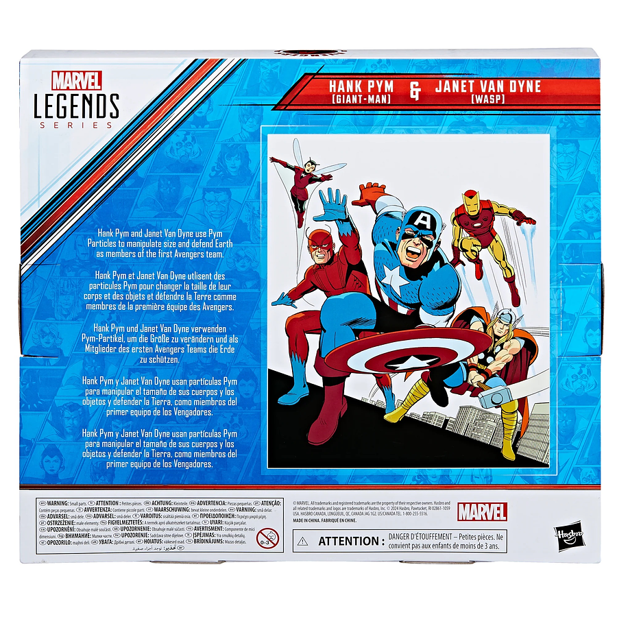 Marvel Legends Series Hank Pym (Giant-Man) & Janet Van Dyne (Wasp) (Restock) 10