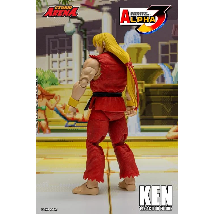 [Preventa 2 Abierta] Street Fighter Alpha 3 Storm Arena Ken 1/12 Scale Action Figure (Restock) 9