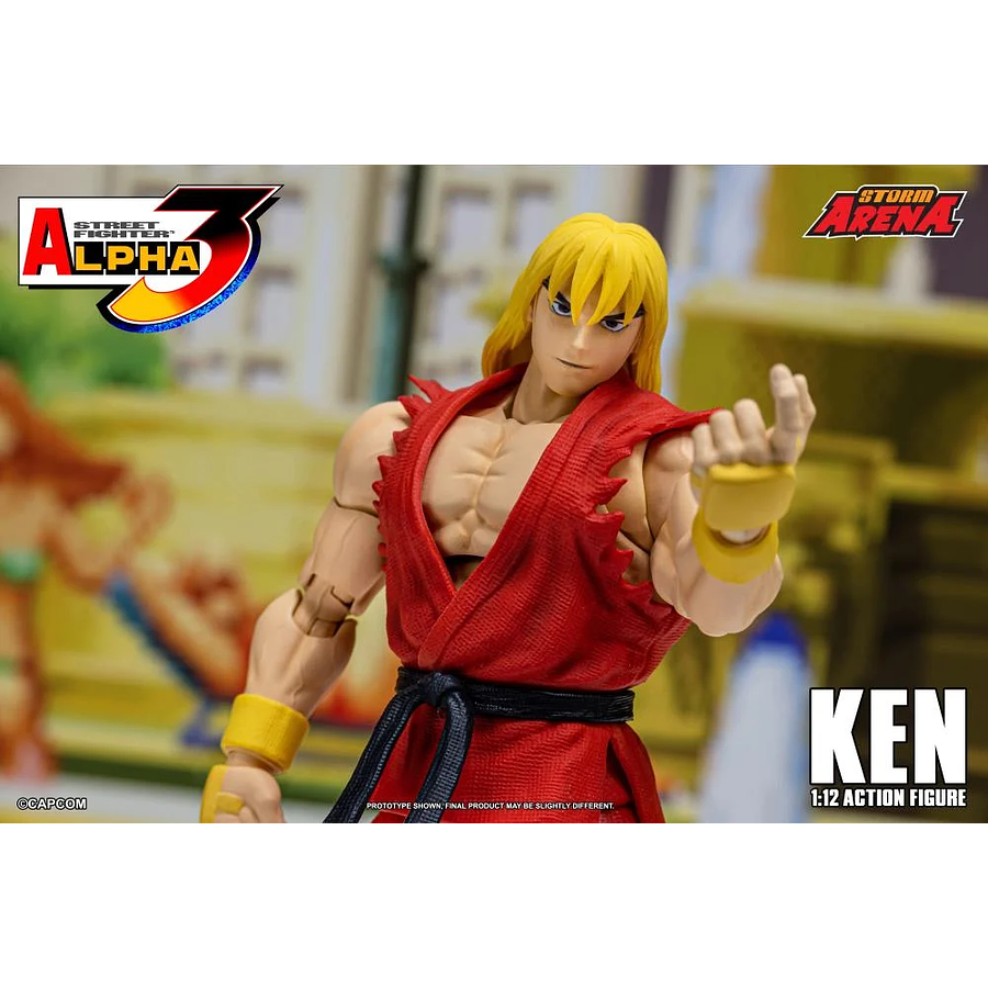 [Preventa 2 Abierta] Street Fighter Alpha 3 Storm Arena Ken 1/12 Scale Action Figure (Restock) 19