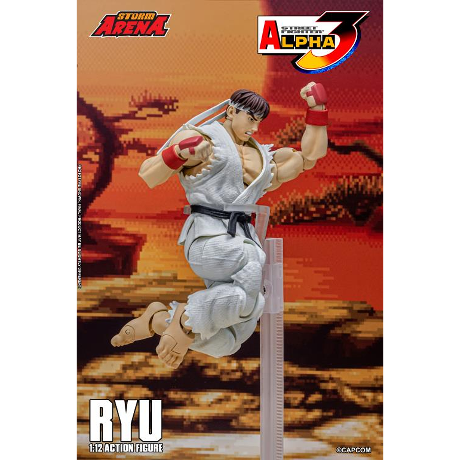 [Preventa 2 Abierta] Street Fighter Alpha 3 Storm Arena Ryu 1/12 Scale Action Figure (Restock) 5