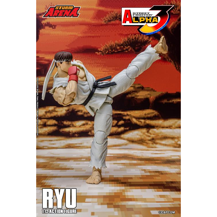 [Preventa 2 Abierta] Street Fighter Alpha 3 Storm Arena Ryu 1/12 Scale Action Figure (Restock) 8