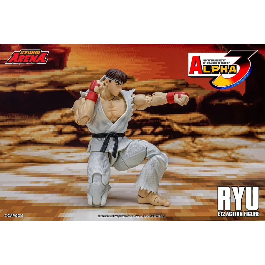 [Preventa 2 Abierta] Street Fighter Alpha 3 Storm Arena Ryu 1/12 Scale Action Figure (Restock) 10