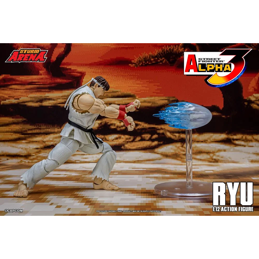[Preventa 2 Abierta] Street Fighter Alpha 3 Storm Arena Ryu 1/12 Scale Action Figure (Restock) 11