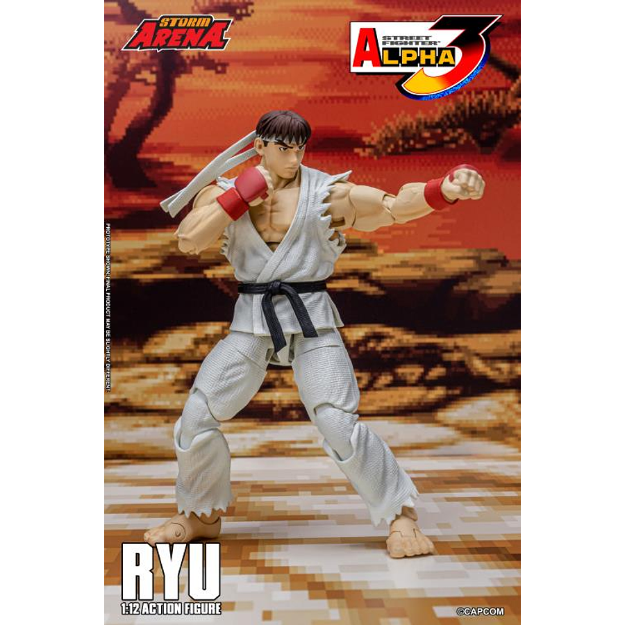 [Preventa 2 Abierta] Street Fighter Alpha 3 Storm Arena Ryu 1/12 Scale Action Figure (Restock) 15