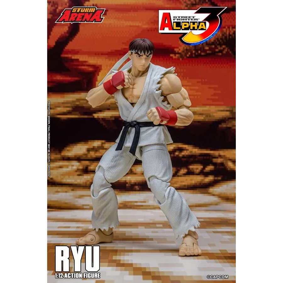 [Preventa 2 Abierta] Street Fighter Alpha 3 Storm Arena Ryu 1/12 Scale Action Figure (Restock) 17