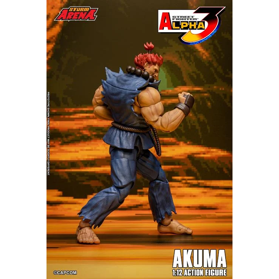 [Preventa Abierta] Street Fighter Alpha 3 Storm Arena Akuma 1/12 Scale Action Figure 7