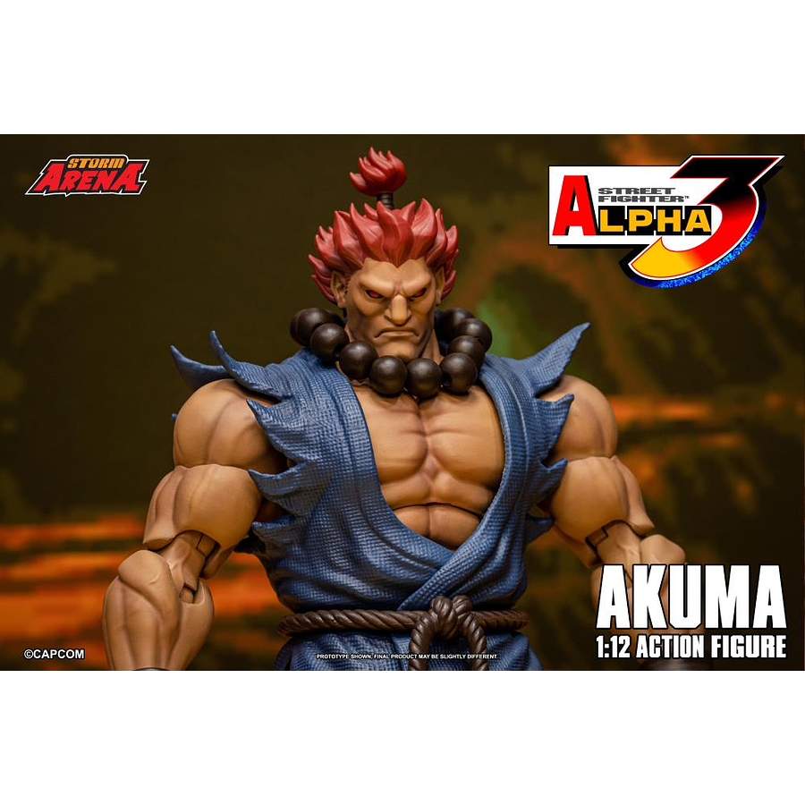 [Preventa Abierta] Street Fighter Alpha 3 Storm Arena Akuma 1/12 Scale Action Figure 13