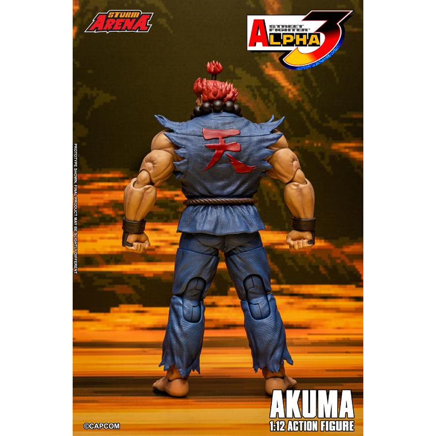 [Preventa Abierta] Street Fighter Alpha 3 Storm Arena Akuma 1/12 Scale Action Figure 6