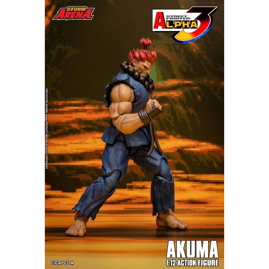 [Preventa Abierta] Street Fighter Alpha 3 Storm Arena Akuma 1/12 Scale Action Figure 15