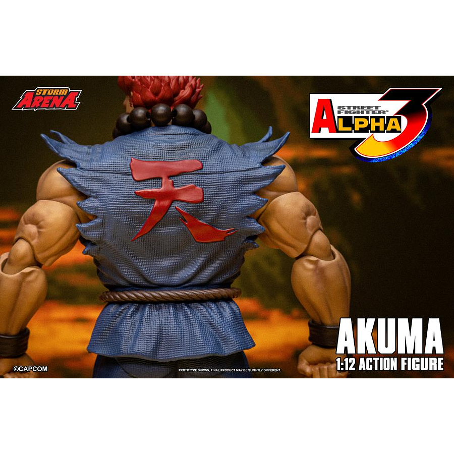 [Preventa Abierta] Street Fighter Alpha 3 Storm Arena Akuma 1/12 Scale Action Figure 20