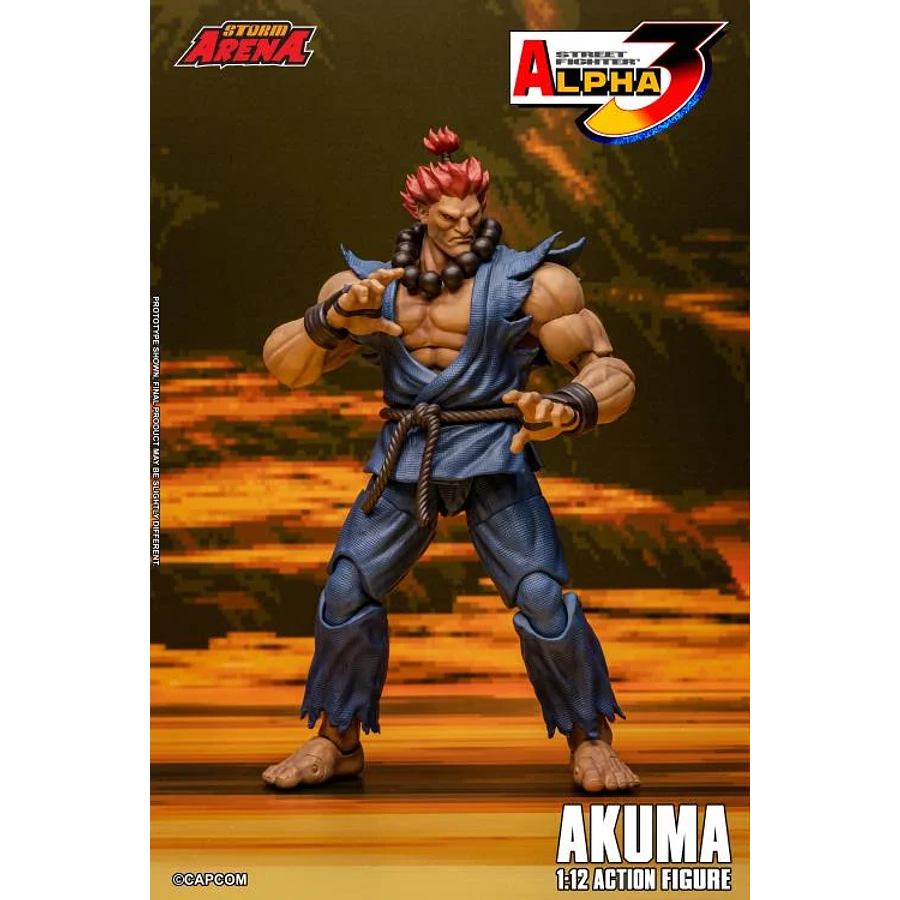 [Preventa Abierta] Street Fighter Alpha 3 Storm Arena Akuma 1/12 Scale Action Figure 5