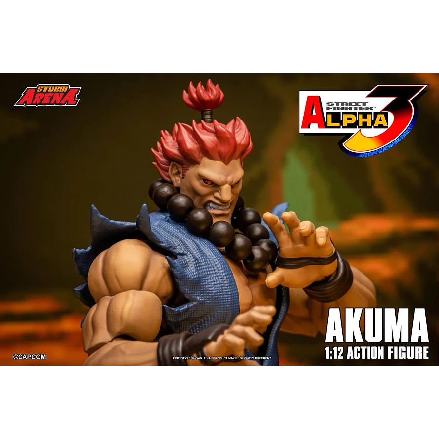 [Preventa Abierta] Street Fighter Alpha 3 Storm Arena Akuma 1/12 Scale Action Figure 22