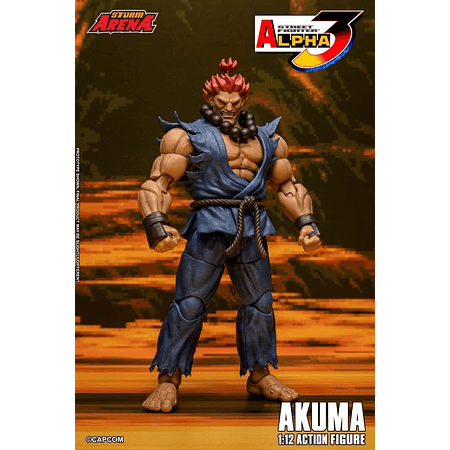 [Preventa 2 Abierta] Street Fighter Alpha 3 Storm Arena Akuma 1/12 Scale Action Figure