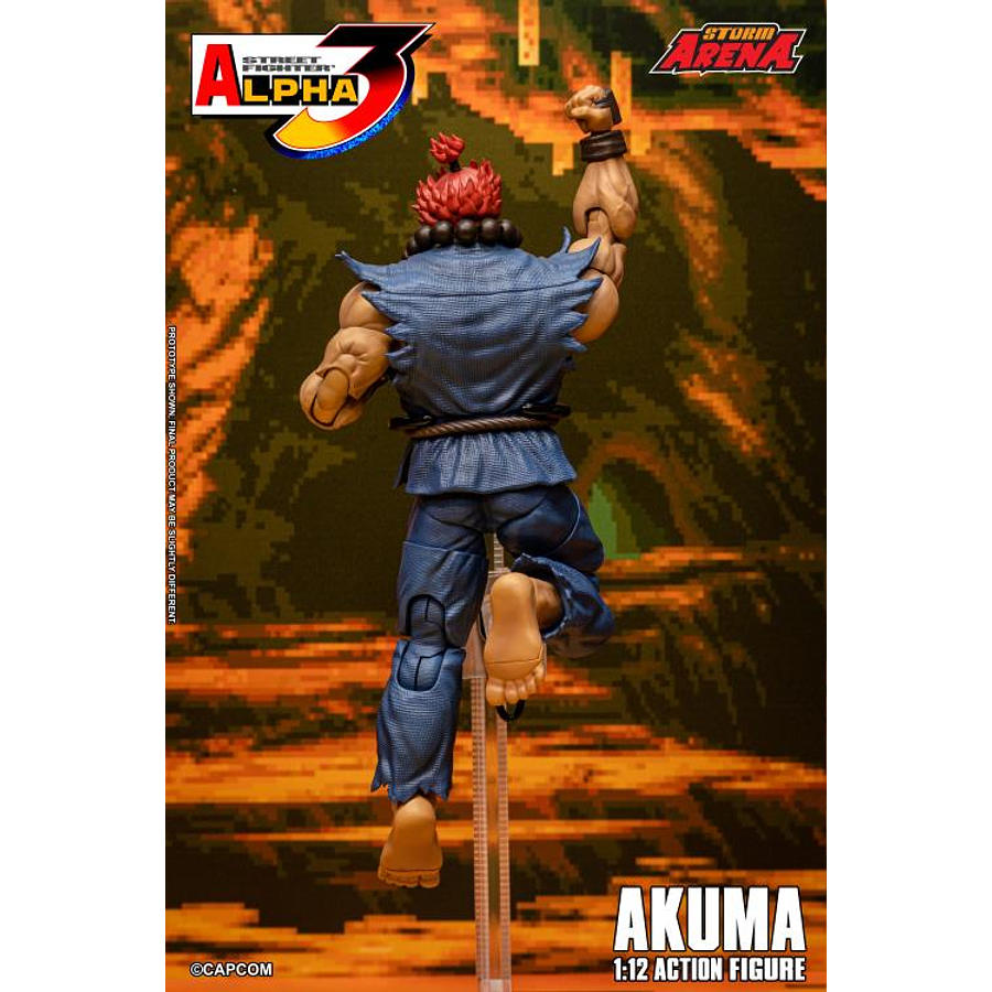 [Preventa Abierta] Street Fighter Alpha 3 Storm Arena Akuma 1/12 Scale Action Figure 10