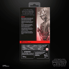 [Preventa Abierta] Star Wars: The Black Series Maul (Maul- Shadow Lord) Action Figure 12