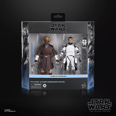 [Preventa Abierta] STAR WARS The Black Series Plo Koon & Clone Commander Wolffe