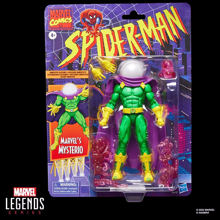 Marvel Legends Series Spiderman: The Animated Series Retro Mysterio (Exclusive)