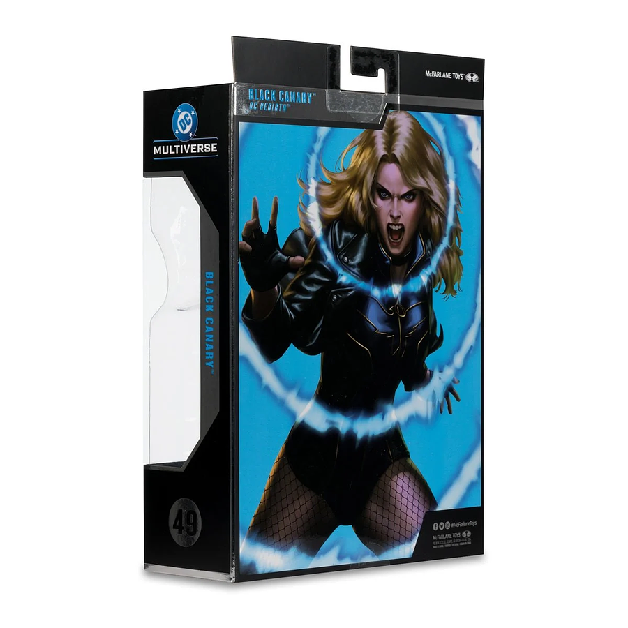 [Preventa Abierta] DC Multiverse McFarlane Collector Edition Wave 14 Black Canary DC Rebirth #54 7-Inch Scale Action Figure 9