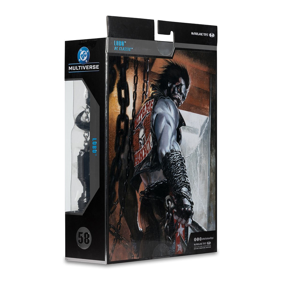 [Preventa Abierta] DC Multiverse McFarlane Collector Edition Wave 14 Lobo DC Classic #58 7-Inch Scale Action Figure 8