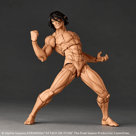 [Preventa Abierta] Attack on Titan NR084 Eren Yeager Titan Revoltech Amazing Yamaguchi Action Figure (Restock)