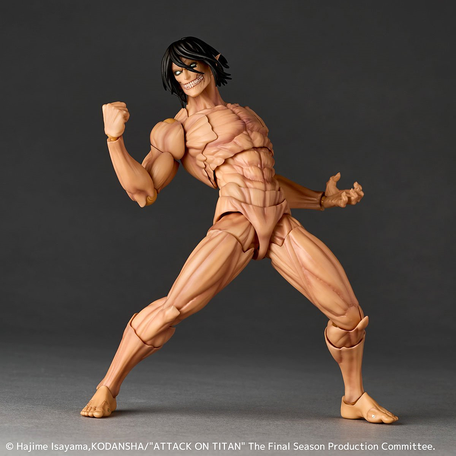 [Preventa Abierta] Attack on Titan NR084 Eren Yeager Titan Revoltech Amazing Yamaguchi Action Figure (Restock) 2