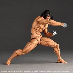 [Preventa Abierta] Attack on Titan NR084 Eren Yeager Titan Revoltech Amazing Yamaguchi Action Figure (Restock) 9