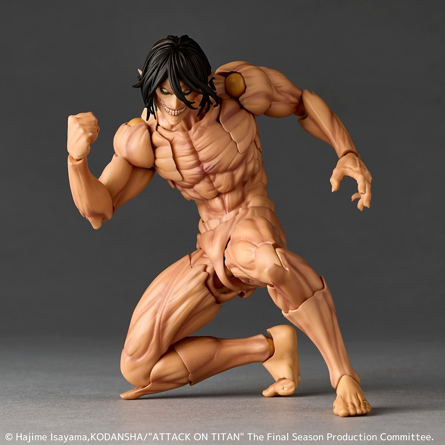 [Preventa Abierta] Attack on Titan NR084 Eren Yeager Titan Revoltech Amazing Yamaguchi Action Figure (Restock) 6