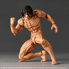 [Preventa Abierta] Attack on Titan NR084 Eren Yeager Titan Revoltech Amazing Yamaguchi Action Figure (Restock) 6