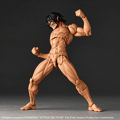 [Preventa Abierta] Attack on Titan NR084 Eren Yeager Titan Revoltech Amazing Yamaguchi Action Figure (Restock) 7