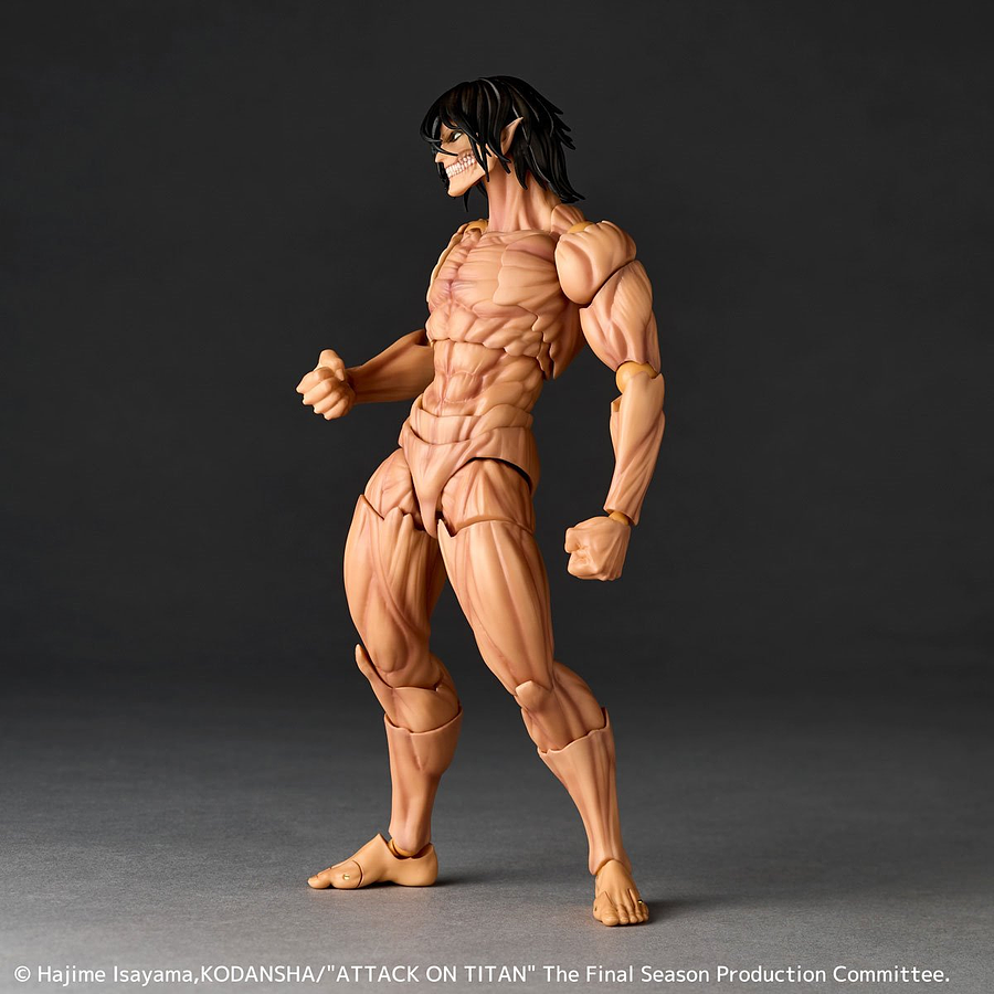 [Preventa Abierta] Attack on Titan NR084 Eren Yeager Titan Revoltech Amazing Yamaguchi Action Figure (Restock) 8