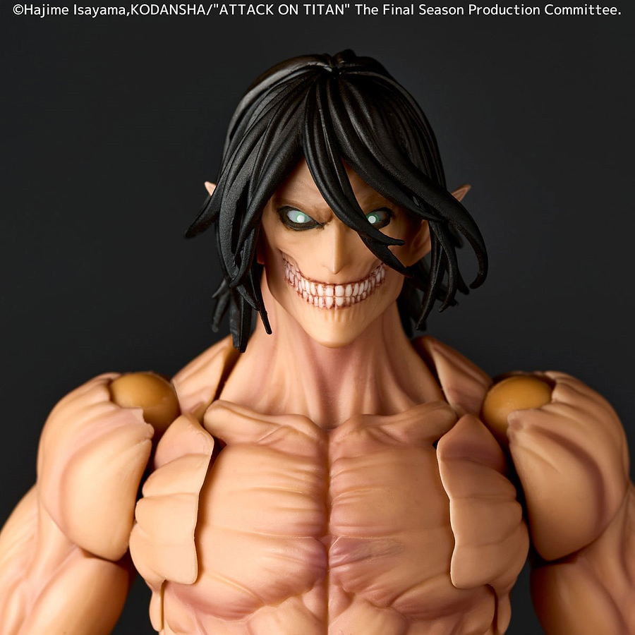 [Preventa Abierta] Attack on Titan NR084 Eren Yeager Titan Revoltech Amazing Yamaguchi Action Figure (Restock) 13