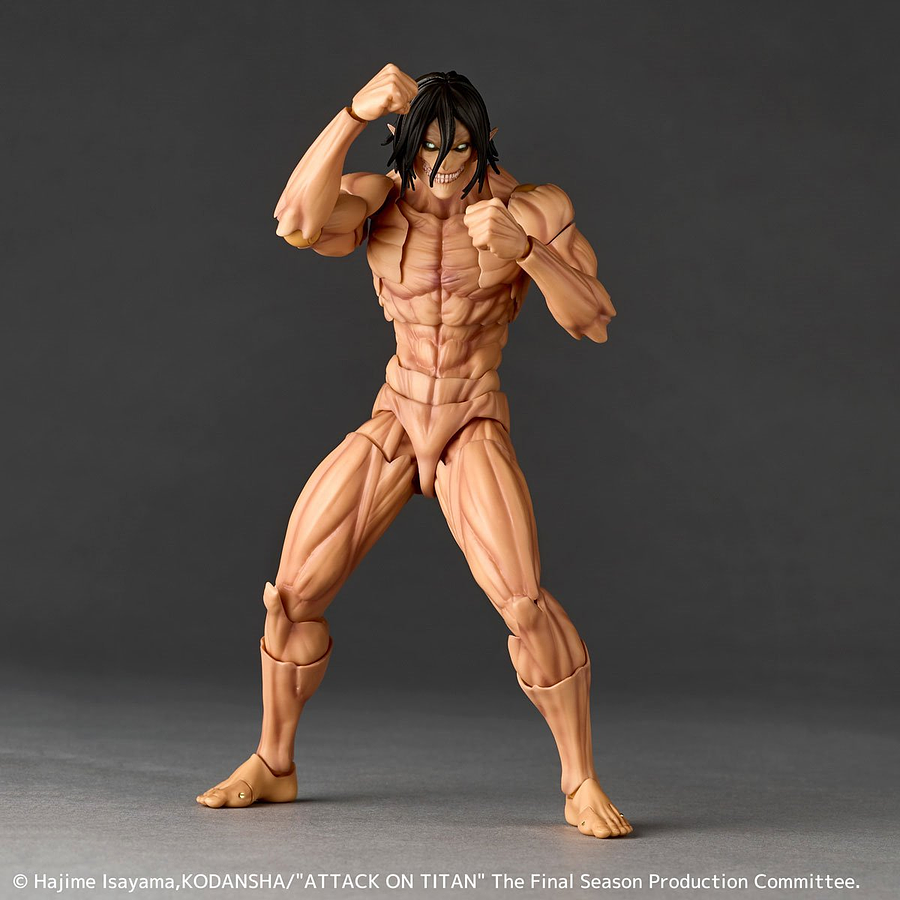 [Preventa Abierta] Attack on Titan NR084 Eren Yeager Titan Revoltech Amazing Yamaguchi Action Figure (Restock) 14