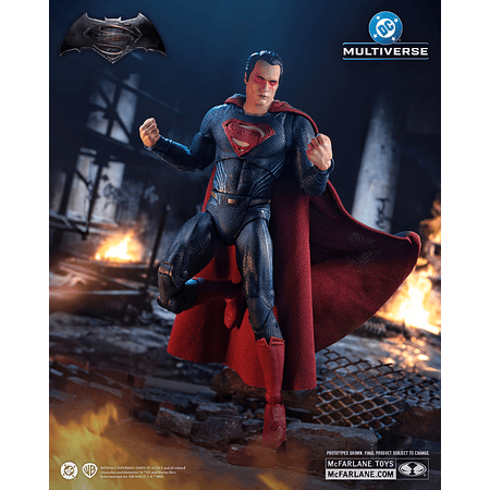 [Preventa Abierta] DC Multiverse Superman (Heat Vision) from Batman V Superman: Dawn Of Justice 7-Inch Scale Action Figure