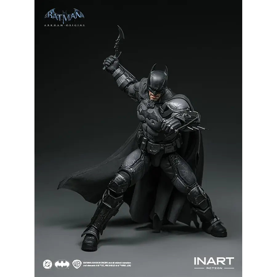 [Preventa Abierta] Batman: Arkham Origins - Batman (Battle Damaged Version) Action Figure 6