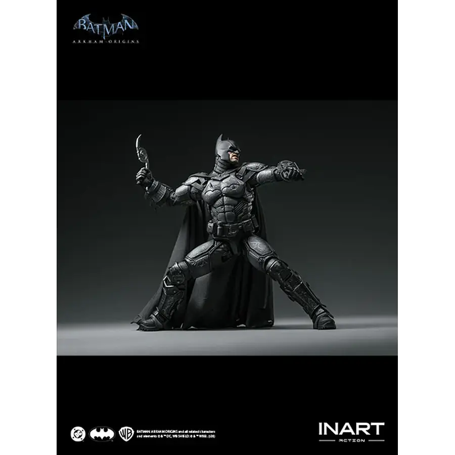 [Preventa Abierta] Batman: Arkham Origins - Batman (Battle Damaged Version) Action Figure 8