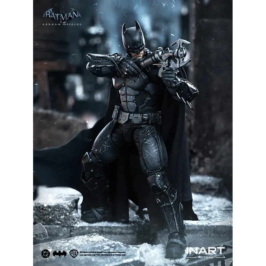[Preventa Abierta] Batman: Arkham Origins - Batman (Battle Damaged Version) Action Figure 13