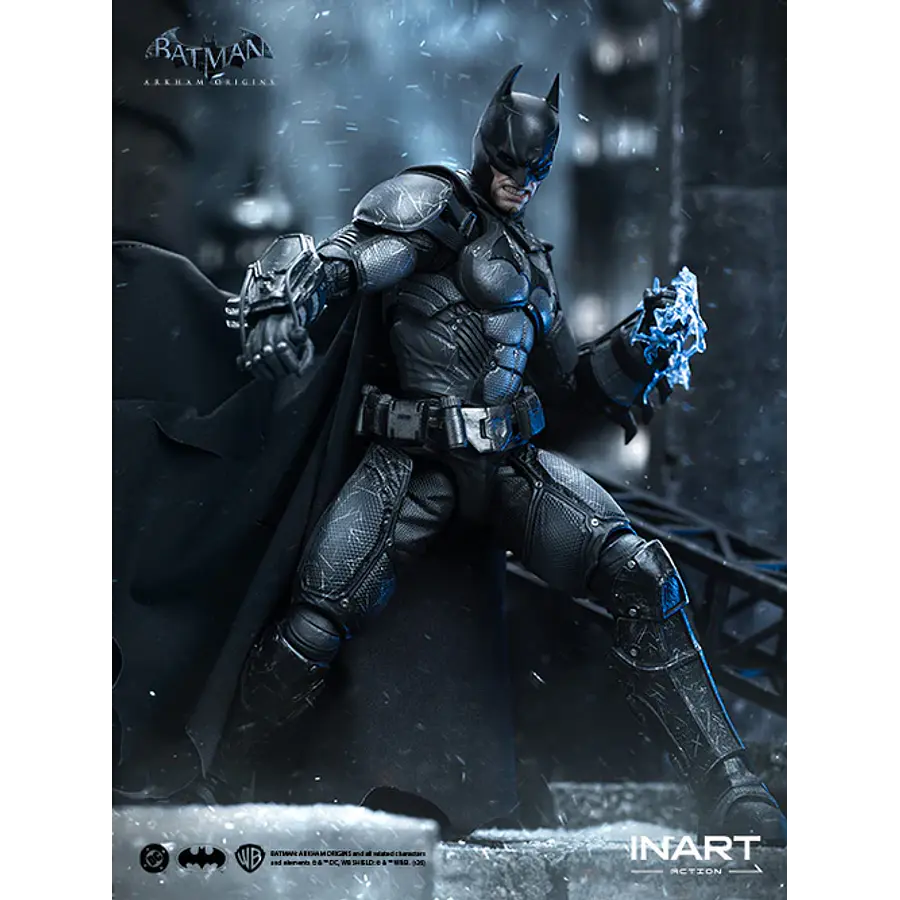 [Preventa Abierta] Batman: Arkham Origins - Batman (Battle Damaged Version) Action Figure 14