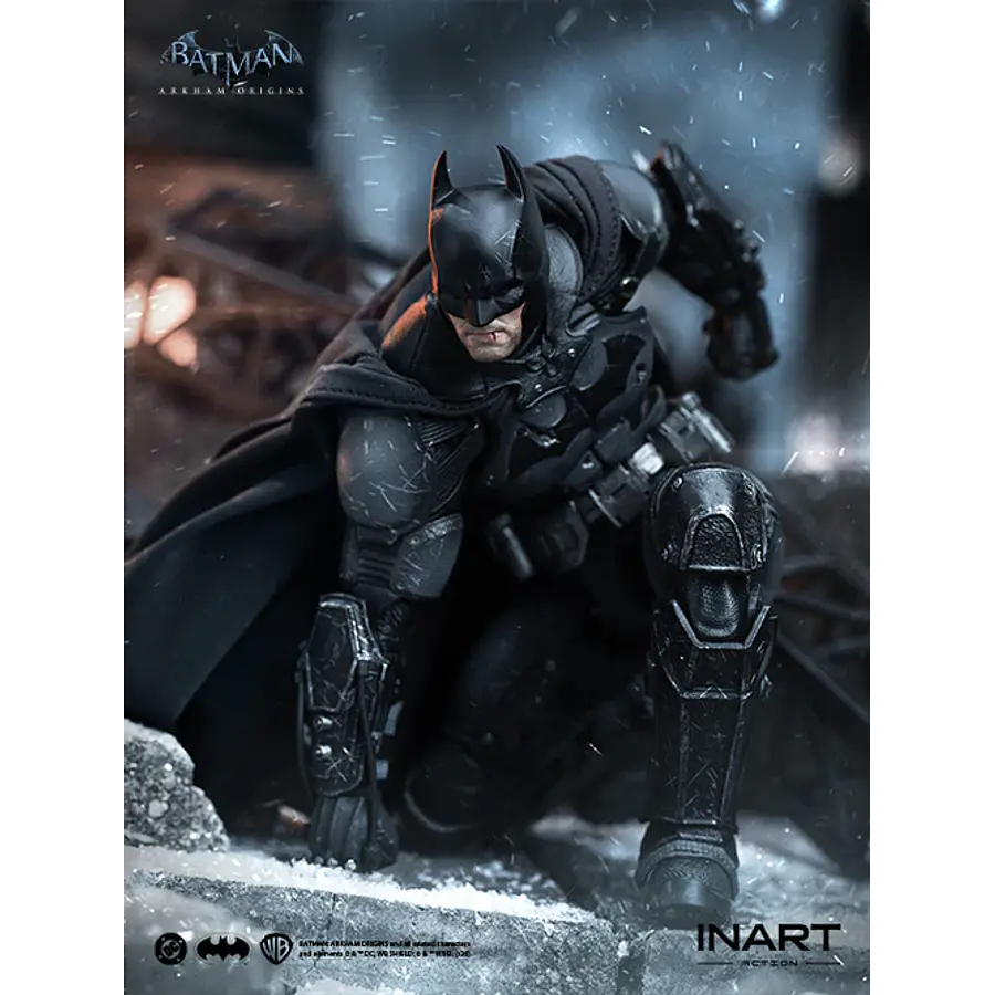 [Preventa Abierta] Batman: Arkham Origins - Batman (Battle Damaged Version) Action Figure 15