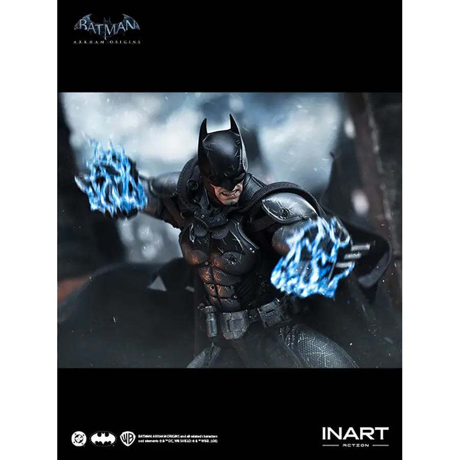 [Preventa Abierta] Batman: Arkham Origins - Batman (Battle Damaged Version) Action Figure 17