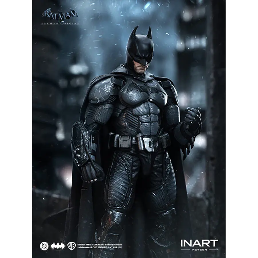 [Preventa Abierta] Batman: Arkham Origins - Batman (Battle Damaged Version) Action Figure 18