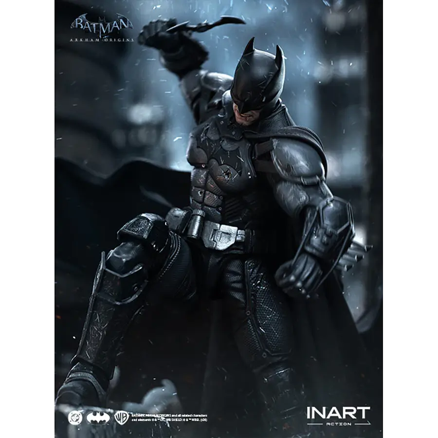 [Preventa Abierta] Batman: Arkham Origins - Batman (Battle Damaged Version) Action Figure 24